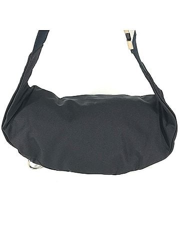 Gucci GUCCI 246409 Logo Sherry Line Belt Bag Waist Pouch Body Nylon Men's Women's Black (view 2)