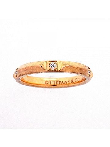 Tiffany & Co. Tiffany &amp; Co. True Ring, 18K Pink Gold with Diamonds, Women's (view 2)