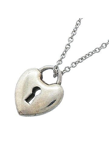 Tiffany & Co. Tiffany &amp; Co. Heart Lock Necklace, Sterling Silver 925, Women's (view 1)