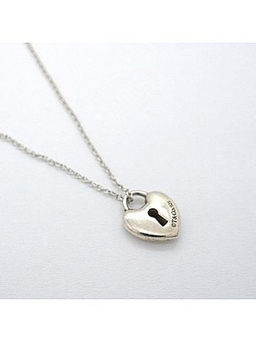 Tiffany & Co. Tiffany &amp; Co. Heart Lock Necklace, Sterling Silver 925, Women's (view 2)