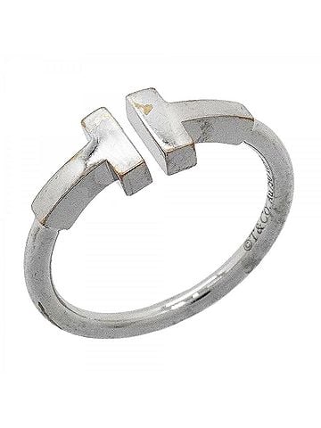Tiffany & Co. Tiffany &amp; Co. T Wire Ring, 18K White Gold, Women's (view 1)