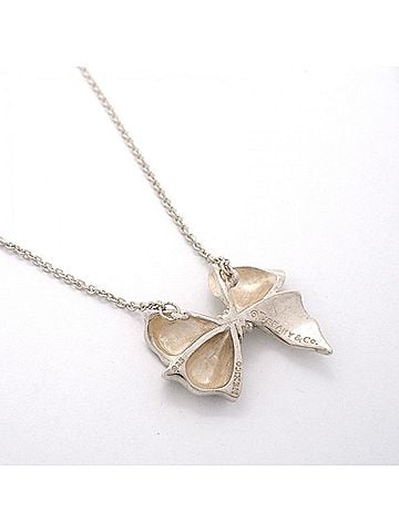 Tiffany & Co. Tiffany &amp; Co. Ribbon Necklace, Sterling Silver 925, Women's (view 2)