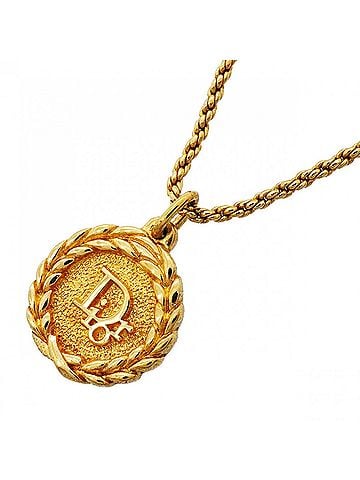 Christian Dior Christian Dior Necklace, GP Plated Gold, Women's (view 1)