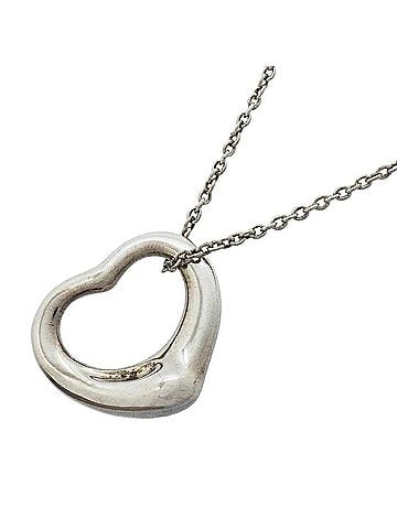 Tiffany & Co. Tiffany &amp; Co. Heart Necklace, Sterling Silver 925, Women's (view 1)