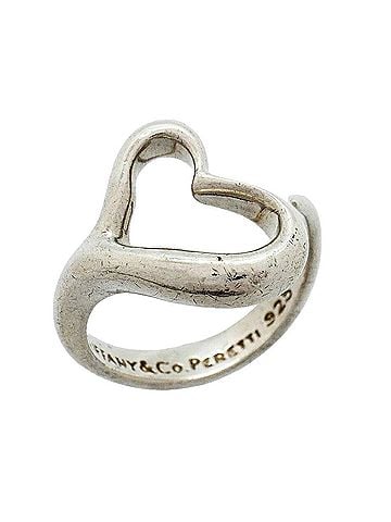 Tiffany & Co. Tiffany &amp; Co. Heart Ring, Sterling Silver 925, Women's (view 1)