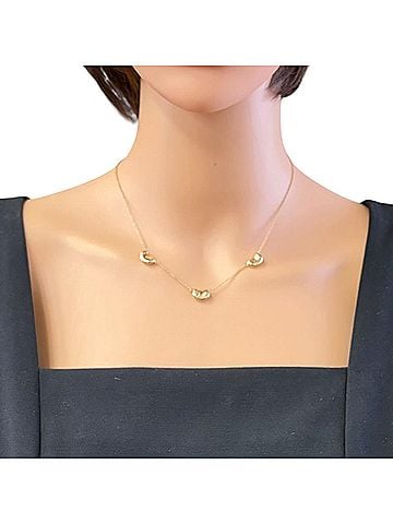 Tiffany & Co. Tiffany Bean Necklace, &amp; Co., 18K Yellow Gold, Women's. (view 2)