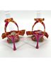 Betsey Johnson Floral Multi Color Heels Size 6 - photo 3
