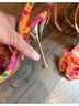 Betsey Johnson Floral Multi Color Heels Size 6 - photo 5