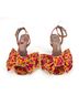Betsey Johnson Floral Multi Color Heels Size 6 - photo 4