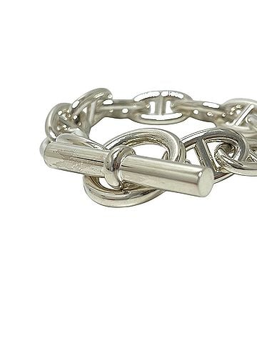 Hermès HERMES H101995B Chaine d'Ancre TGM 12-link bracelet SV925 men's silver (view 2)