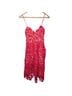 Self-Portrait 100% Polyester 5% Spandex 95% Polyester Floral Red Cocktail Dress Size 2 - photo 1