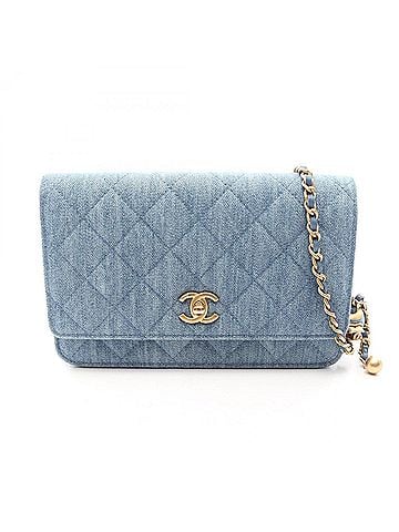 Chanel Chanel Matelassé Shoulder Bag/Handbag, Denim, Women's, Blue (AP1450) (view 1)