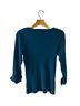 Debbie Morgan Blue Long Sleeve Blouse Size XL - photo 2