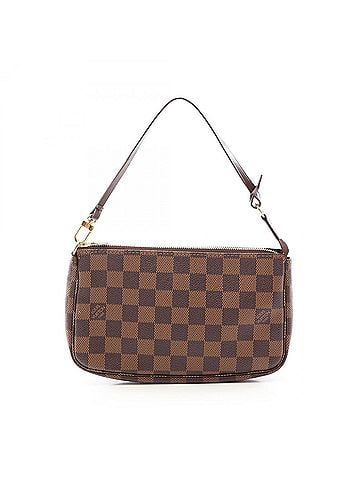 Louis Vuitton Louis Vuitton Pochette Accessoires Damier Ebene Handbag, Coated Canvas Leather, Women's, Brown, N51985 (view 1)