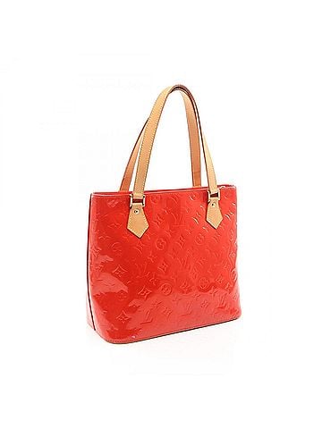 Louis Vuitton Louis Vuitton Houston Monogram Vernis Rouge Handbag, Leather, Women's, Red, M91092 (view 2)