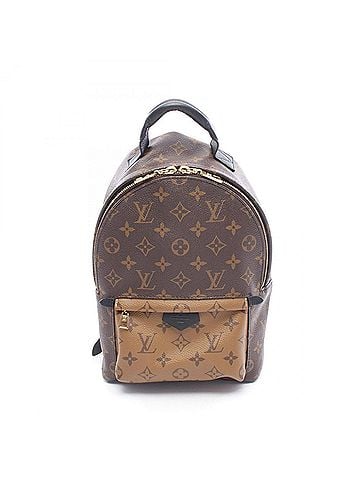 Louis Vuitton Louis Vuitton Palm Springs Backpack PM - Rucksack/Backpack/Handbag Coated Canvas and Leather Monogram Reverse Women's Brown/Beige M44870 (view 1)