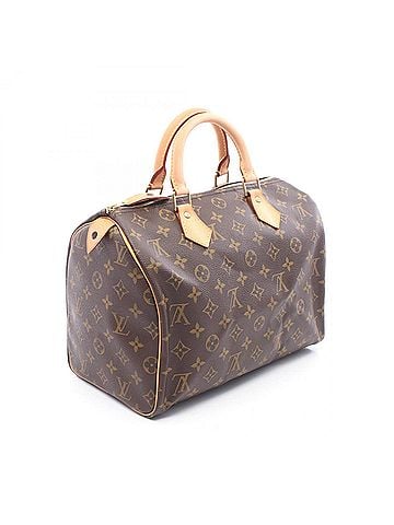 Louis Vuitton Louis Vuitton Speedy 30 Handbag, Coated Canvas and Leather, Monogram Pattern, Women's, Brown, M41526 (view 2)