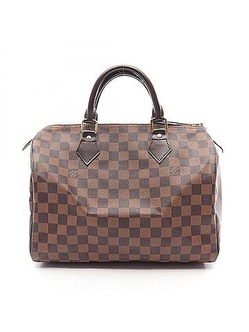 Louis Vuitton Louis Vuitton Speedy 30 Handbag, Coated Canvas and Leather, Damier Pattern, Women's, Brown, N41531 (view 1)