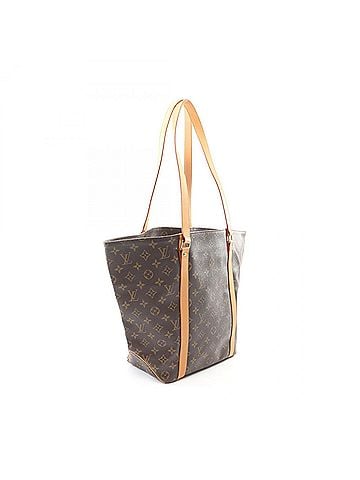 Louis Vuitton Louis Vuitton Sac Shopping Monogram Tote Bag Handbag, Coated Canvas Leather, Women's, Brown, M51108 (view 2)