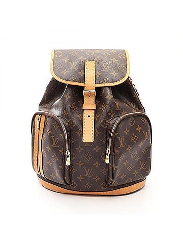 Louis Vuitton Louis Vuitton Sac aux Bosphore Monogram Backpack/Handbag, Coated Canvas and Leather, Women's, Brown, M40107 (view 1)