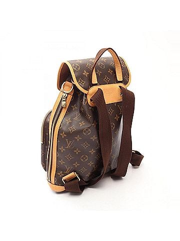 Louis Vuitton Louis Vuitton Sac aux Bosphore Monogram Backpack/Handbag, Coated Canvas and Leather, Women's, Brown, M40107 (view 2)