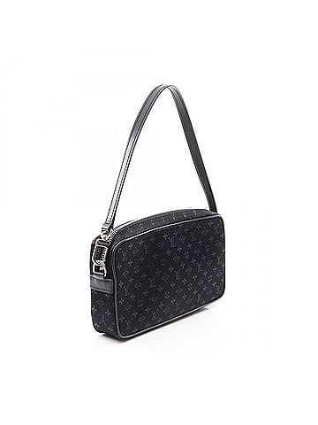 Louis Vuitton Louis Vuitton LOUIS VUITTON Contes de Fées Pochette Handbag, Fabric Leather Monogram Satin, Women's, Black/Multicolor M92275 (view 2)