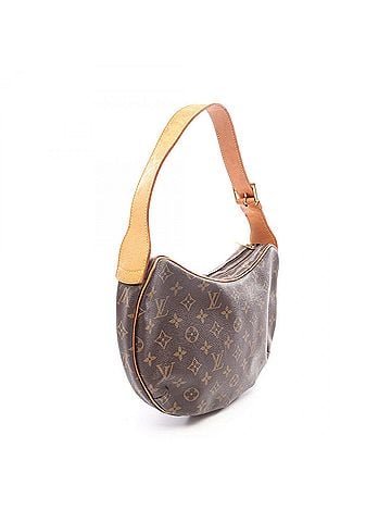 Louis Vuitton Louis Vuitton Croissant MM Monogram Shoulder Bag/Handbag, Coated Canvas and Leather, Women's, Brown, M51512 (view 2)