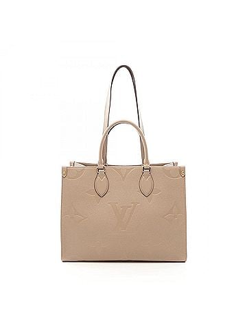 Louis Vuitton Louis Vuitton OnTheGo MM Monogram Empreinte Tourtrell 2-Way Tote Bag Handbag Leather Women's Beige M45607 (view 1)