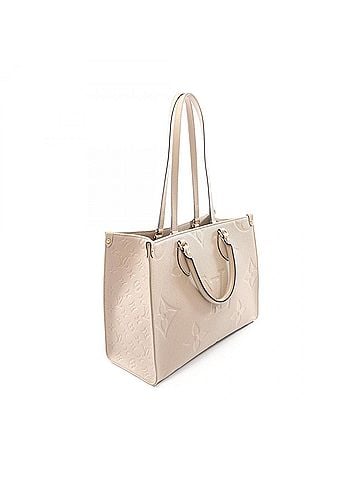 Louis Vuitton Louis Vuitton OnTheGo MM Monogram Empreinte Tourtrell 2-Way Tote Bag Handbag Leather Women's Beige M45607 (view 2)