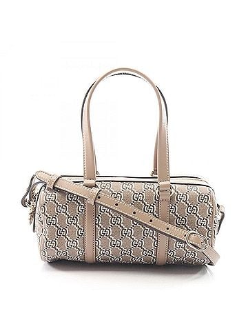 Gucci Gucci GG Shadow 2-Way Handbag, Coated Canvas Leather, Women's, Beige, 796230 (view 1)