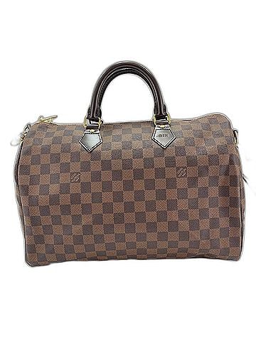 Louis Vuitton LOUIS VUITTON Speedy Bandoulière 35 Boston Bag with Strap, Brown (view 2)