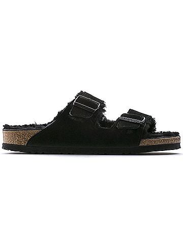 Birkenstock Unisex Arizona Fur Shearling Sandal (view 1)