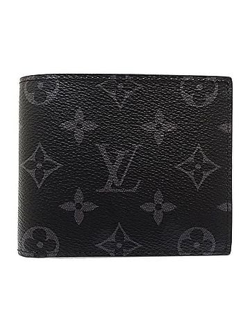Louis Vuitton LOUIS VUITTON Louis Vuitton Monogram Eclipse Bi-fold Wallet M62545 Portefeuille Marco NM Noir Men's 182251 (view 2)