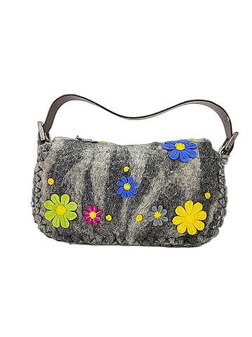 Fendi FENDI Mamma Bucket Handbag, Gray (view 2)