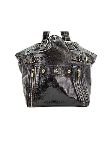 Yves Saint Laurent YVES SAINT LAURENT Downtown Shoulder Bag, Enamel Brown (view 2)