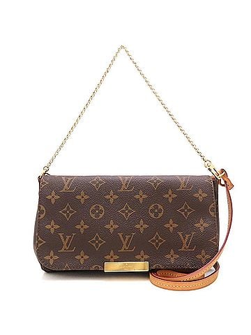 Louis Vuitton LOUIS VUITTON Louis Vuitton Monogram Favorite MM M40718 Shoulder Bag Crossbody Brown Women's 353407 (view 2)