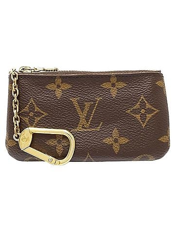 Louis Vuitton LOUIS VUITTON Louis Vuitton Monogram Wallet/Coin Case M62650 Pochette Clé Brown Women's 182225 (view 1)