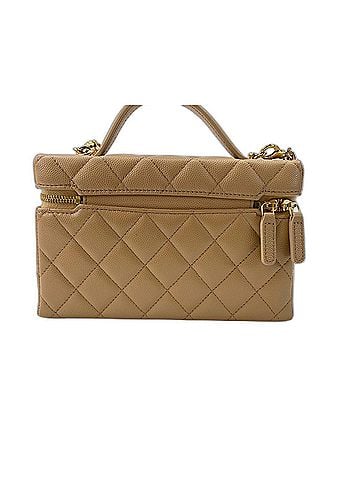 Chanel CHANEL Matelassé Shoulder Bag, Beige (view 2)