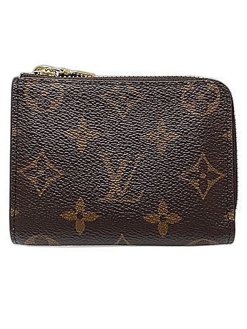 Louis Vuitton LOUIS VUITTON Louis Vuitton Monogram Wallet/Coin Case M83664 Portefeuille Noir Brown Jaune d'Or Women's 182169 (view 2)