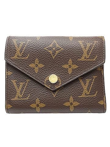 Louis Vuitton LOUIS VUITTON Louis Vuitton Monogram Tri-fold Wallet M62472 Portefeuille Victorine Brown 182173 (view 2)
