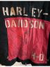 Harley Davidson 97% Cotton 3% Spandex 100% Polyester Black Red Jacket Size M - photo 4