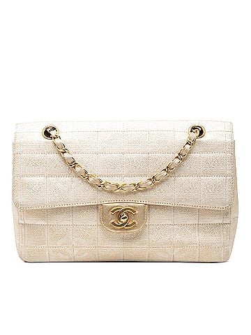 Chanel New Travel Line Medium Metallic Nylon Single Flap (view 1)