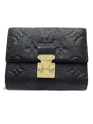 Louis Vuitton LOUIS VUITTON Louis Vuitton Monogram Empreinte Tri-fold Wallet M80880 Portefeuille Medis Compact Noir Women's 182232 (view 1)