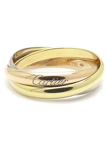 Cartier CARTIER Trinity SM Ring, Triple Band, Size #59, 18K Gold, Men's, B4235100 295821 (view 1)