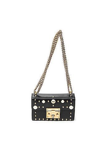 Gucci Studded GG Padlock Chain Crossbody (view 1)