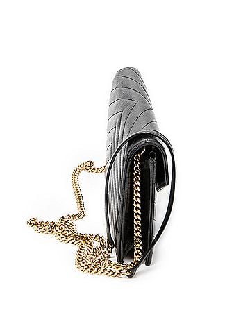 Yves Saint Laurent Envelope Wallet On Chain (view 2)
