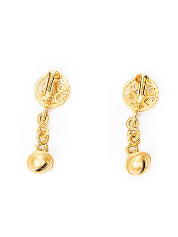 Chanel CC Bell Dangle Clip On Earrings (view 2)