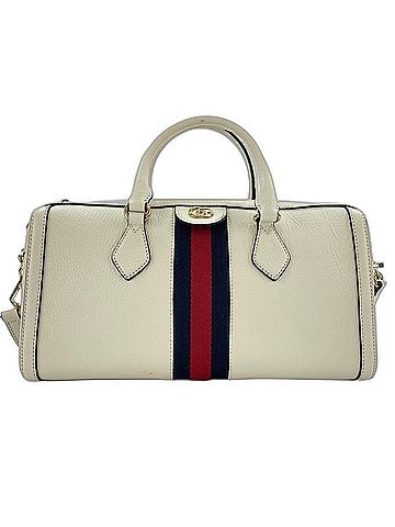 Gucci GUCCI Ophidia Handbag Boston Bag Leather White (view 2)