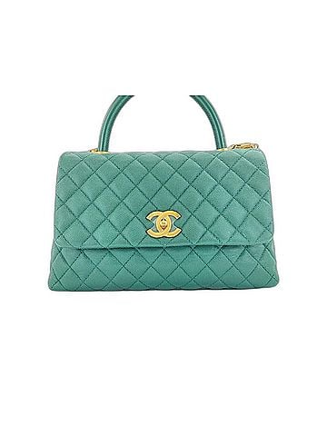 Chanel CHANEL Coco Handle S Handbag Green (view 2)