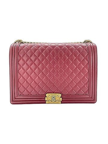 Chanel CHANEL Boy Chanel Large Shoulder Bag, Red (view 1)